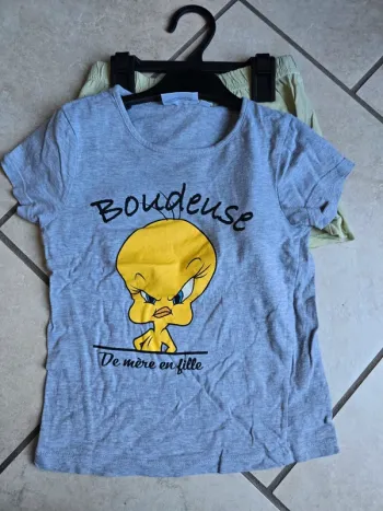 pyjama 2 pièces short titi Looney tunes