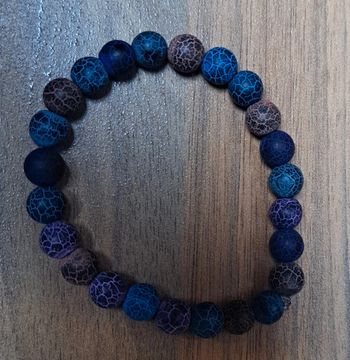 Bracelet effet craquelé