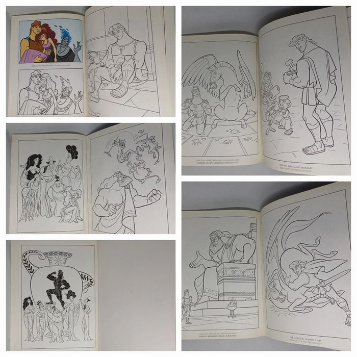 Lot Fan Disney Hercules livre coloriage jeu action PC Peinture activité cartes - photo numéro 20