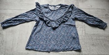Blouse lulu castagnette fleurie 8 ans