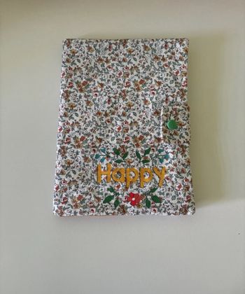 Protège carnet de santé thème floral