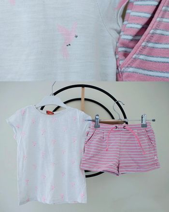 5 ans ensemble été teeshirt tape a l'oeil et short Okaïdi