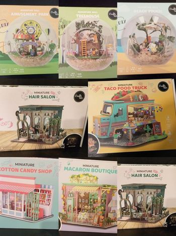 Tiny miniature Kit construction divers modèles