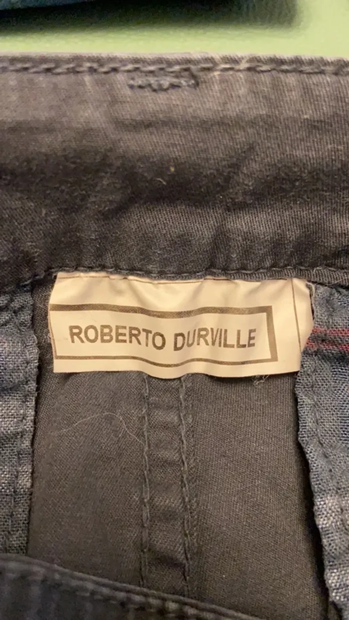 Pantalon tissus bleu marine - photo numéro 3