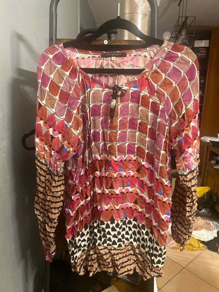 Blouse, multicolore