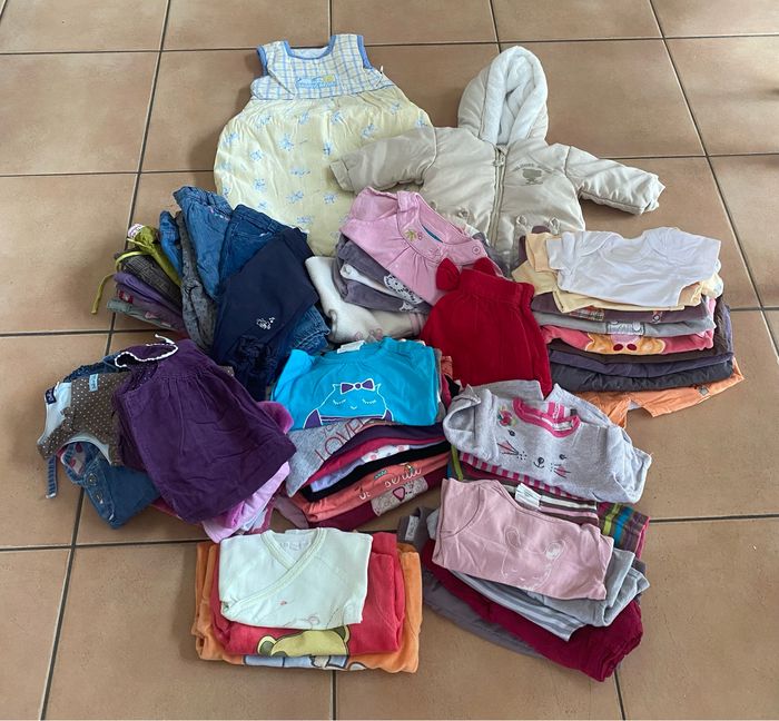 Gros lot vêtements fille 0/3 mois