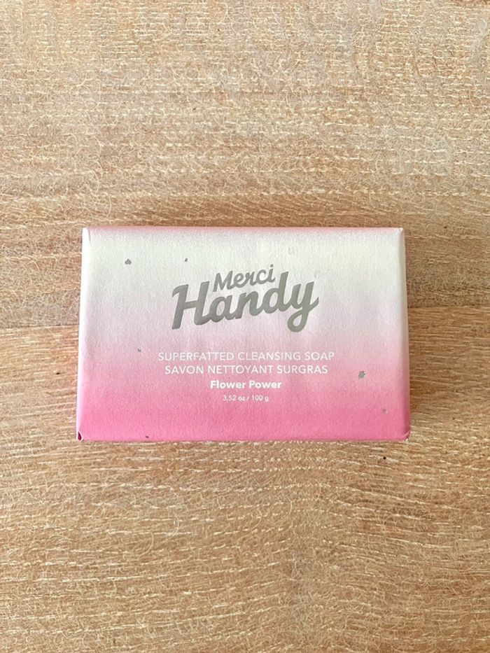 Merci Handy savon nettoyant surgras Flower power neuf