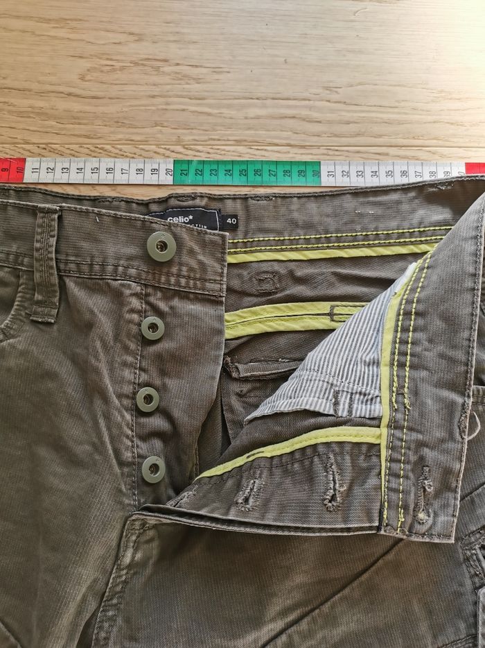 Short homme Celio vert kaki - photo numéro 5