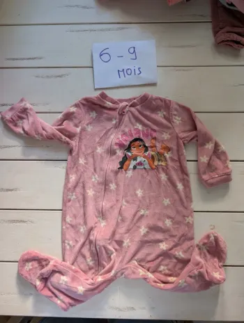 Pijama vaina bébé fille 6/9 mois