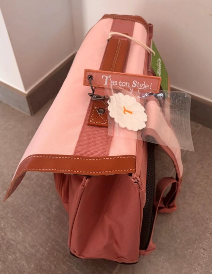 Cartable Tann's modèle Eva rose 35cm neuf - photo numéro 4