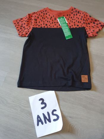Maillot t-shirt 3ans garçon