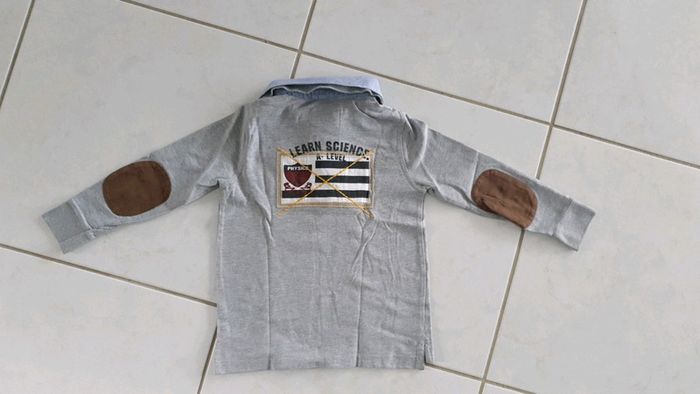 Polo manches longues garçon okaidi 6 ans V10 - photo numéro 5