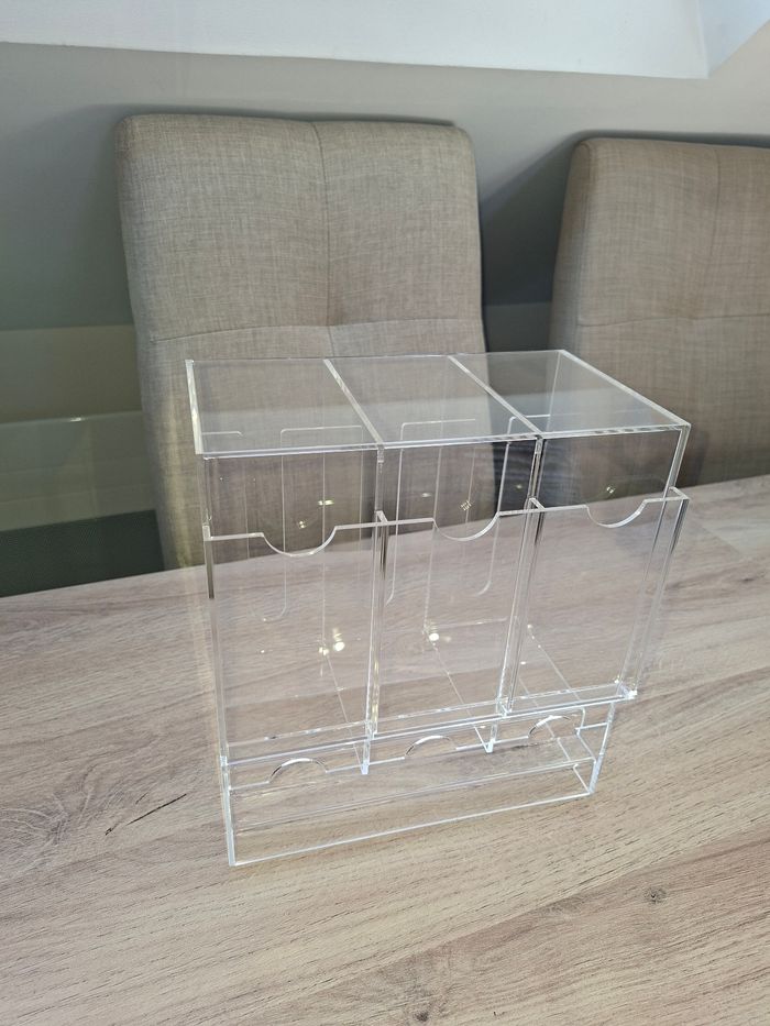Distributeur en acrylique pour boosters Pokémon 3 emplacements de qualité premium - photo numéro 2