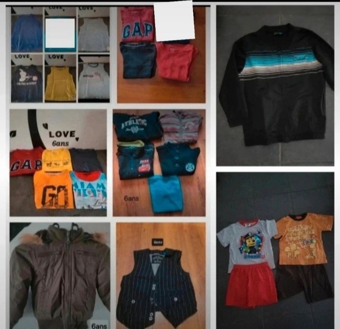 Lot vêtements 6 ans