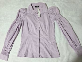 Chemise cintré violette
