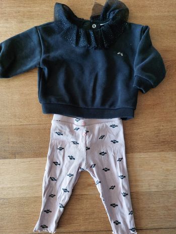 Pull et legging chauve-souris 