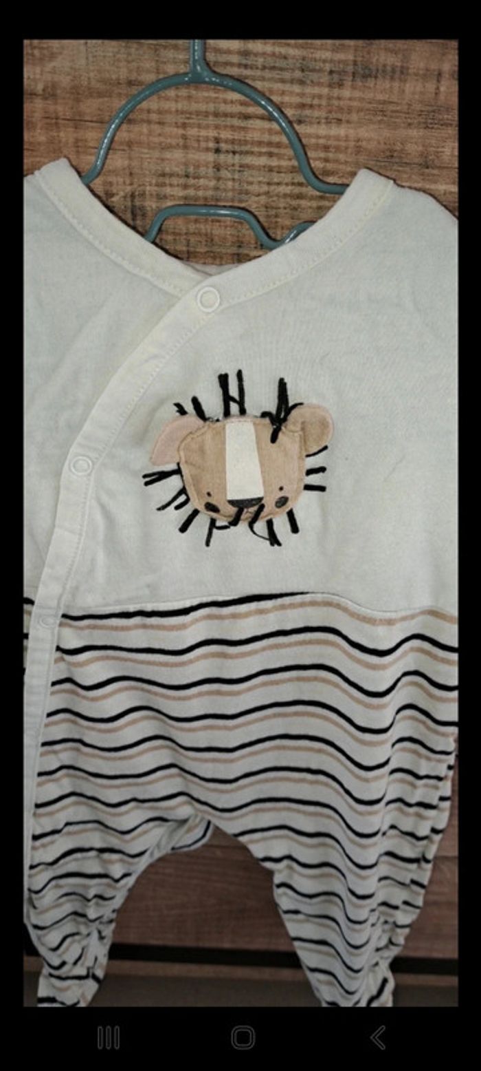 Pyjama une pièce Orchestra 3 mois - photo numéro 2