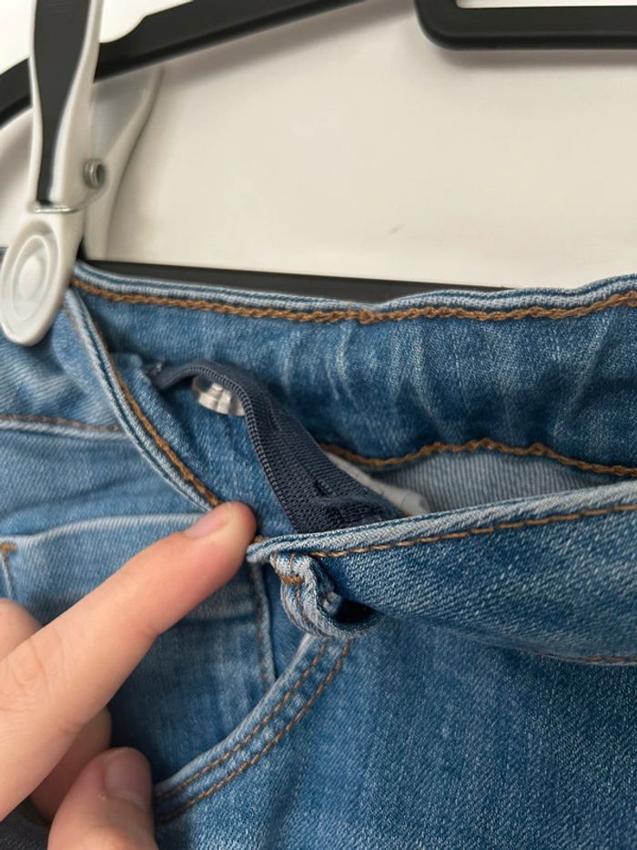 Jean bleu resserrable - photo numéro 4