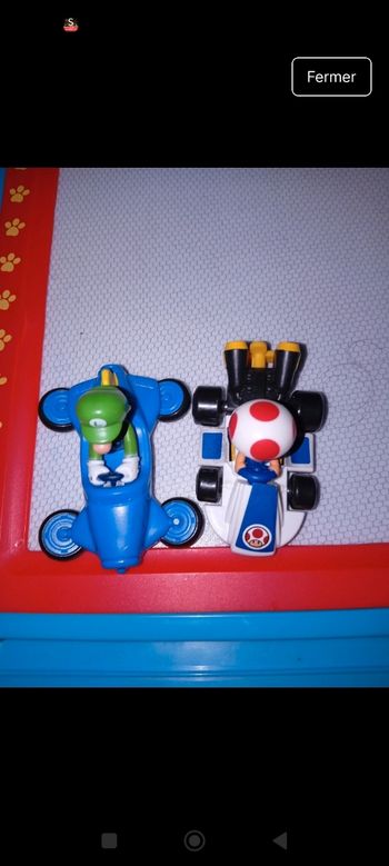 Luigi et Toad Mario kart