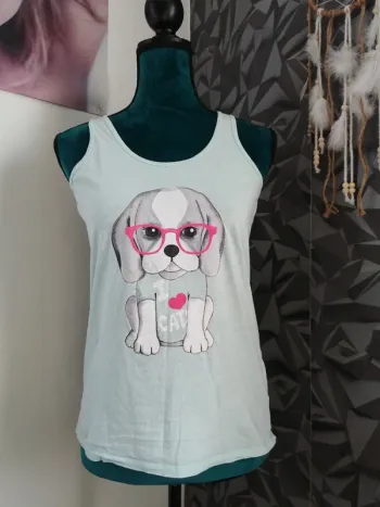 Top pyjama bleu clair imprimé chien / kiabi / (S)
