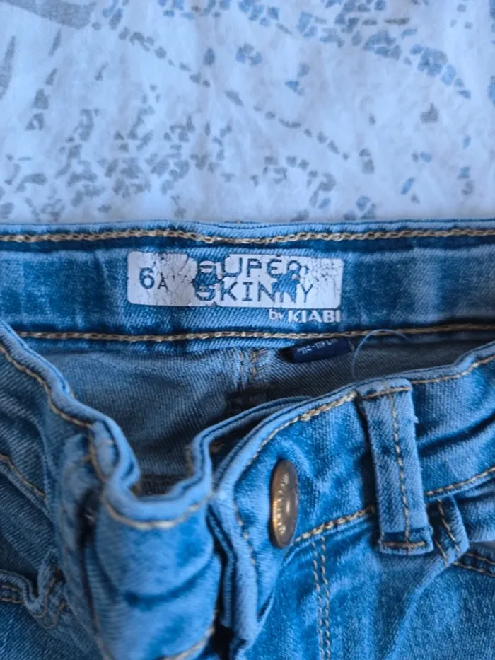 Jeans super skinny taille 6ans - photo numéro 2
