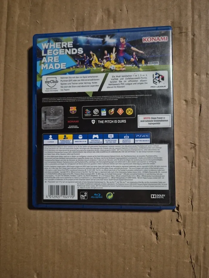 Pro Evolution Soccer 2018 pour PS4 - photo numéro 2