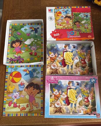 Lot 2 puzzles 24-25 pièces À partir de 3 ans 