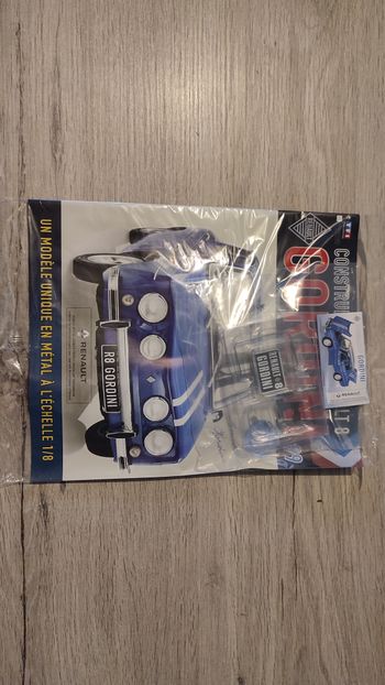 Fascicule complet scellé numéro 99 n°99 Renault R8 Gordini 1/8 1/8ème Eaglemoss Collections #D61