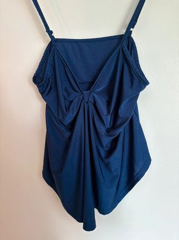 Débardeur bleu marine à nœud Shein Curve - Taille 1XL