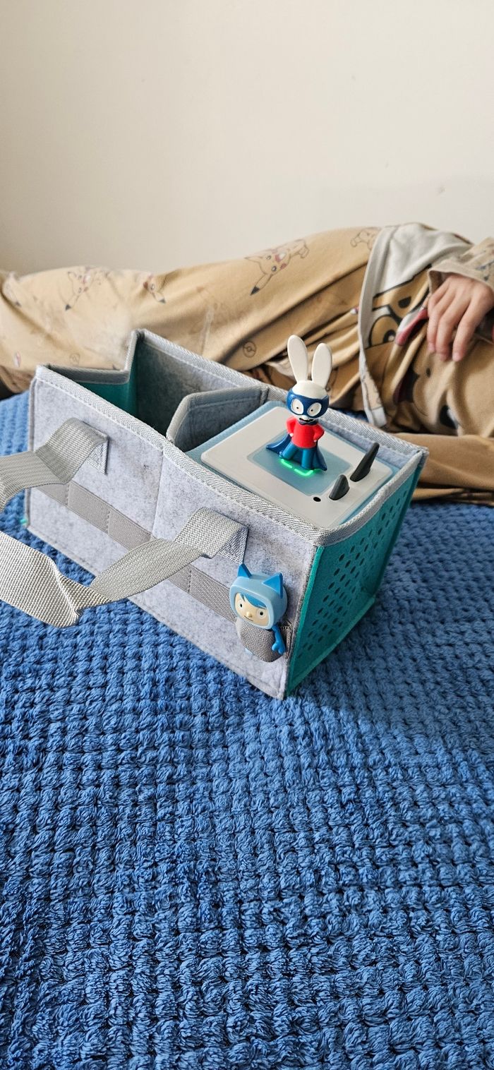 Sac de rangement pour tonies box neuf bleu