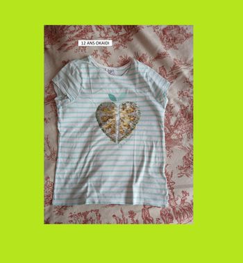 Tee shirt 12 ans okaïdi