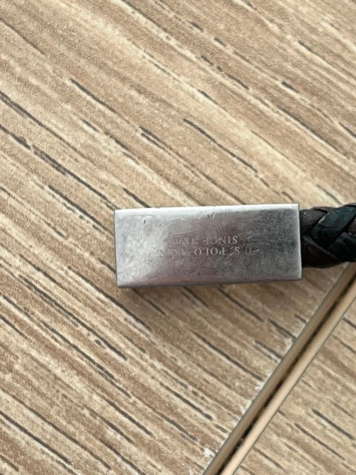 Double bracelet en cuir uS polo assn très bon état - photo numéro 4