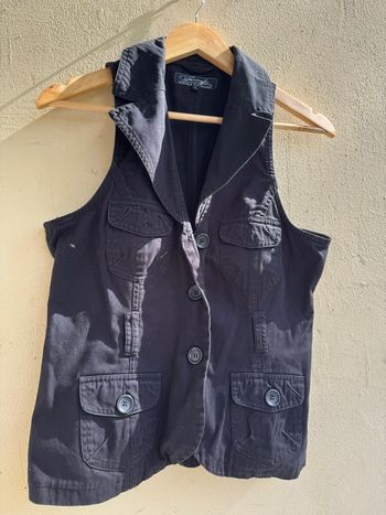Gilet veste d'Officier sans manche en jean Jennyfer – Taille L