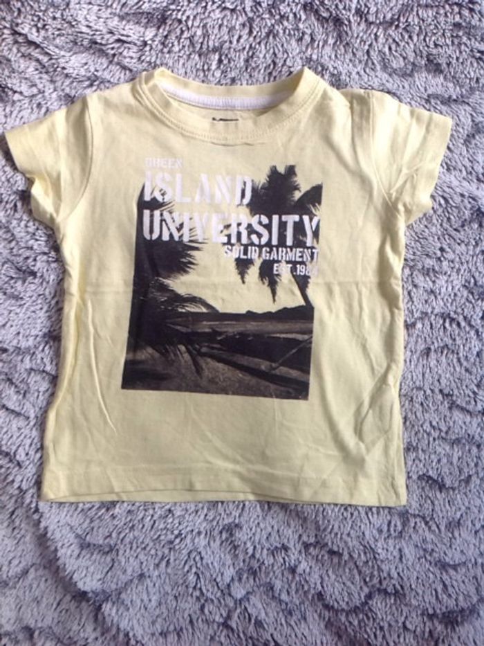 Tee-shirt jaune In Extenso - 2 ans