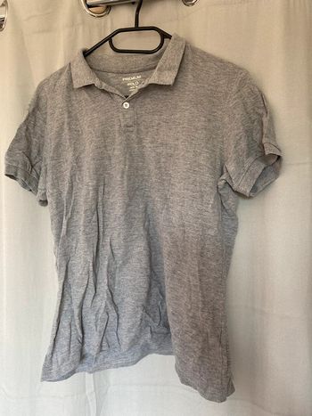 Polo uni gris homme • Taille S • Complices