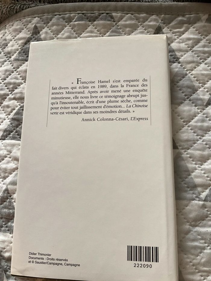 #la Chinoise verte Françoise Hamel - photo numéro 3