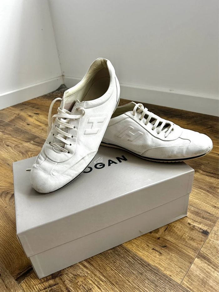 Paire de basket blanche Hogan 9 1/2