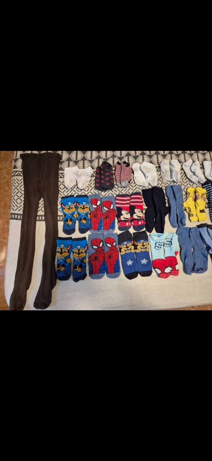 Lot chaussettes , soquettes et collant - photo numéro 2