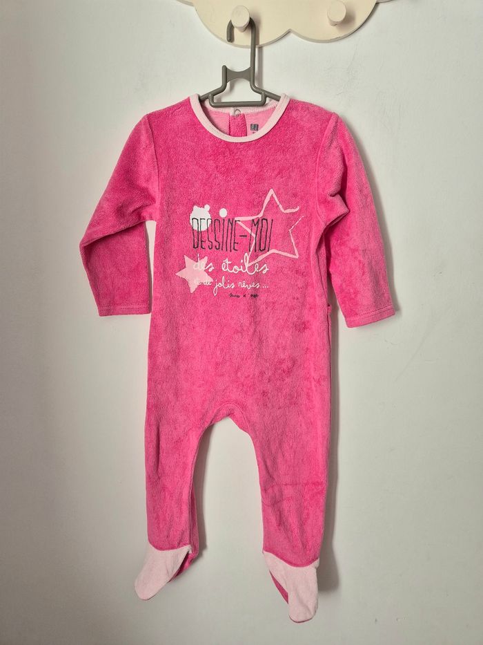 Pyjamas 1 pièces velours * Sucre D’Orge * - photo numéro 2