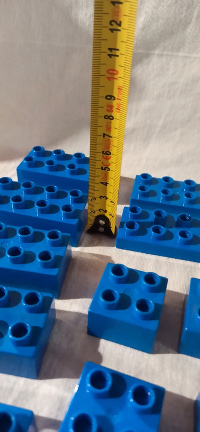 Briques de construction bleues lego duplo - photo numéro 7