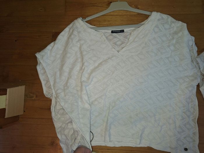 Lot 4 hauts femme dentelle et autres taille S - photo numéro 4