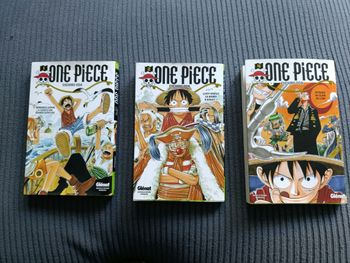 Lot de 3 livres one piece édition originale