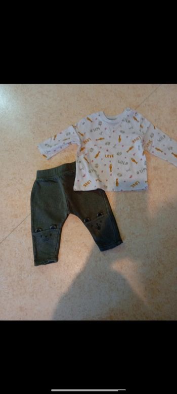 Ensemble garçon taille 6 mois