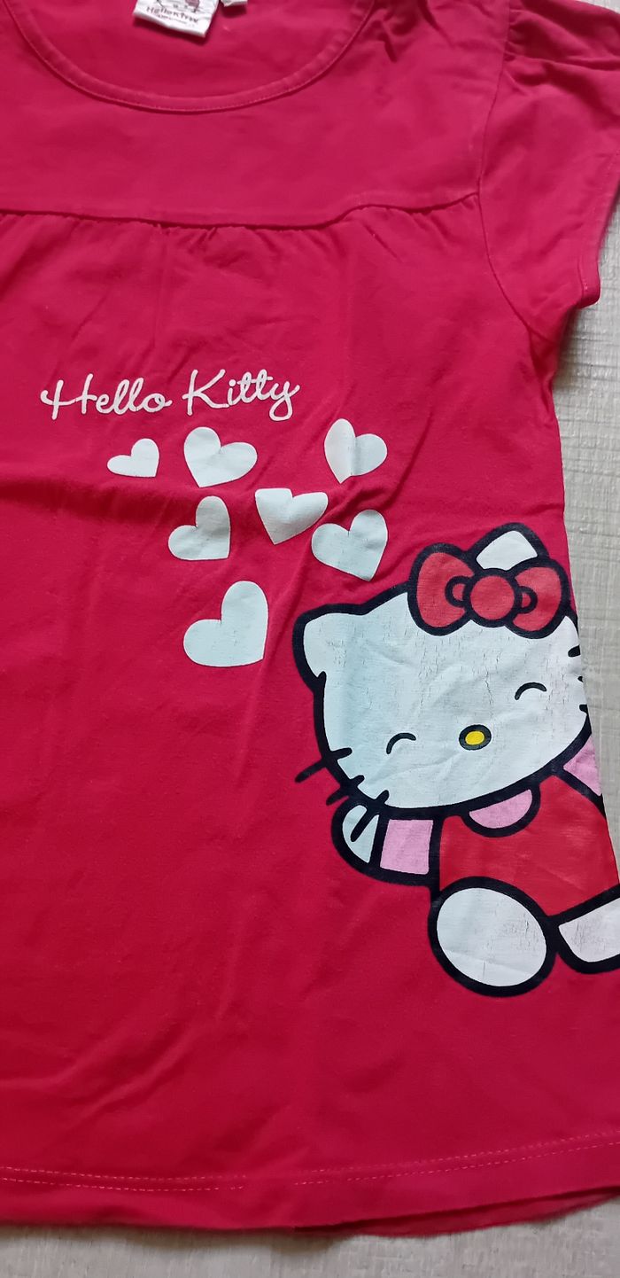 T-shirt MC Hello kitty 8 ans - photo numéro 3
