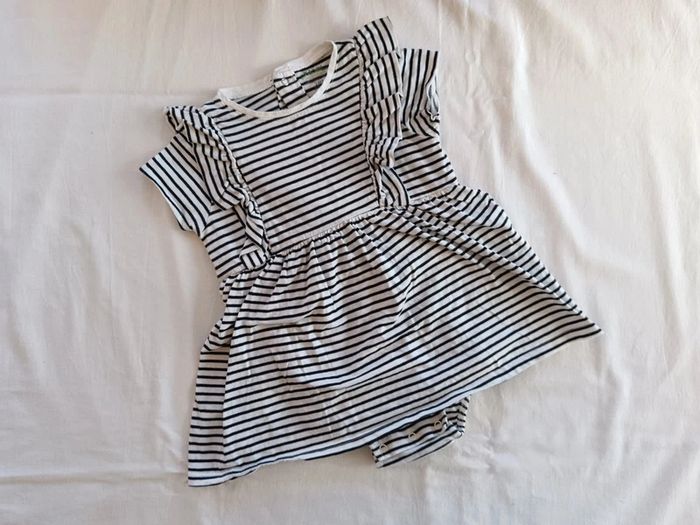 Robe body marinière Kiabi 24 mois