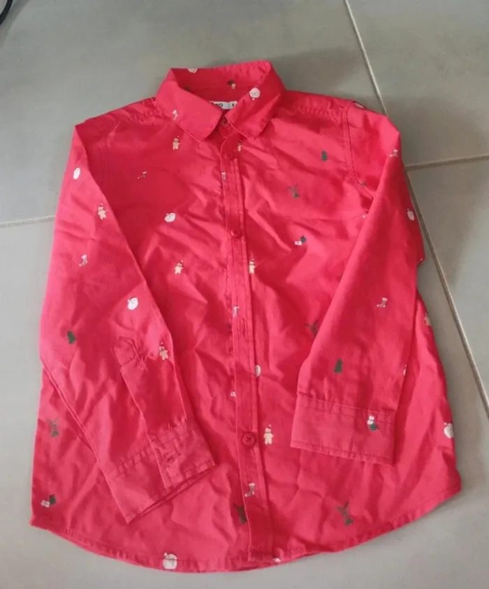 Chemise noël 6 ans