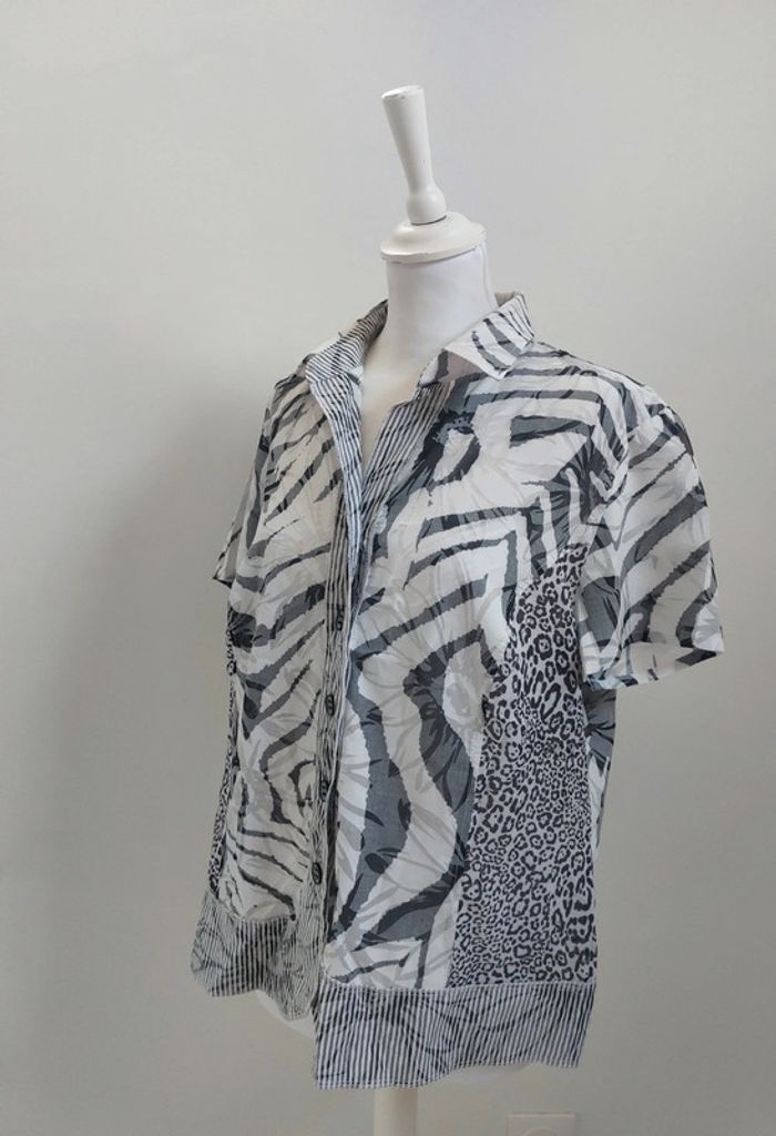 Chemise fluide imprimée manches courtes 46 - photo numéro 2