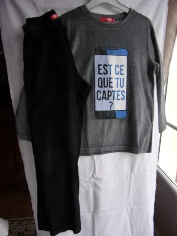Pyjama Velours - 12 ans
