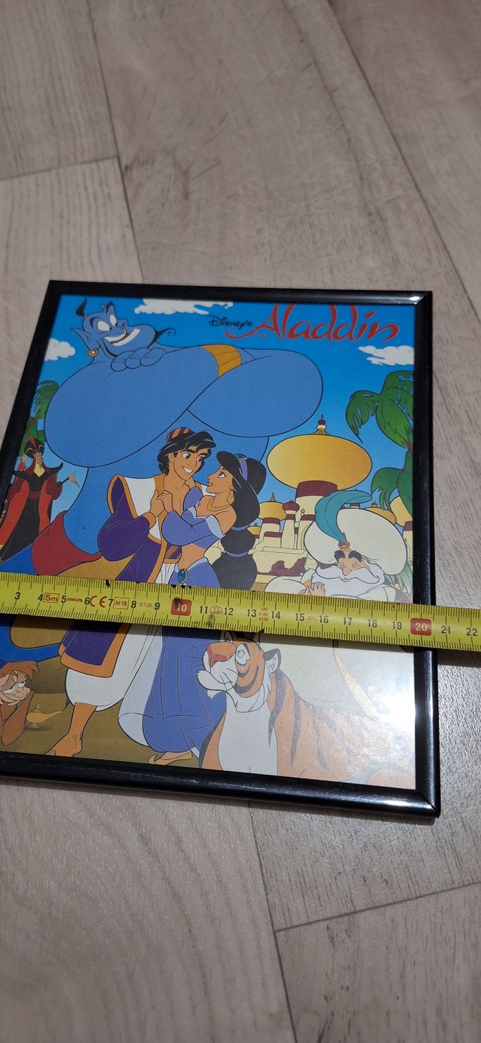 Joli cadre Aladdin – Déco Disney – En bon état - photo numéro 7