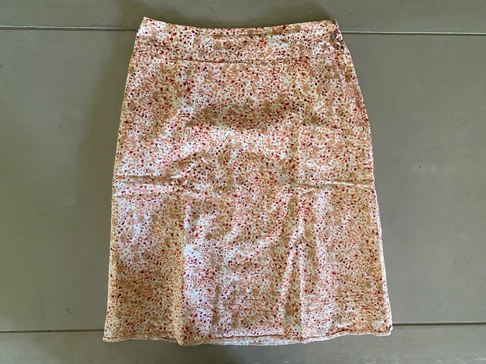 Jupe Etam à fleurs style liberty et pois taille 36 - photo numéro 18